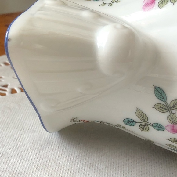 Vintage 70s Seymour Mann 5” /16oz. Tobacco Leaf Pitcher Fine China Made in Japan - Picture 9 of 11